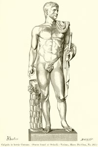 Caligula in Heroic Costume by English School