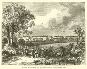 Camden Town from the Hampstead Road, Marylebone by English School
