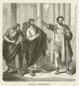 Camillus Banishment by English School