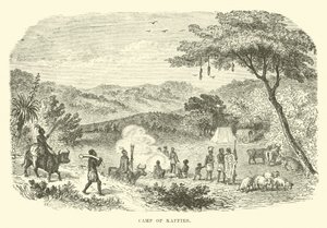 Camp of Kaffirs by English School