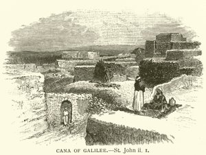 Cana of Galilee, St John, ii by English School