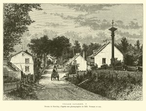 Canadian Village by English School