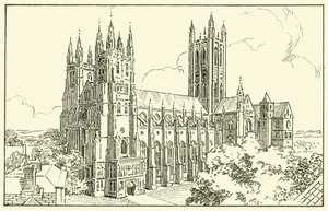 Canterbury Cathedral by English School
