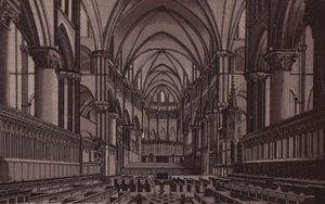 Canterbury: The Choir, Canterbury Cathedral by English School