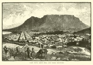 Cape Town, Lions Hill, and Table Mountain