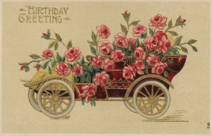 Car Festooned with Flowers
