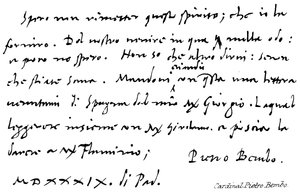 Cardinal Pietro Bembo