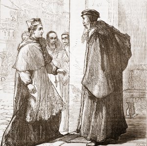 Cardinal Sadoleto visits Calvin by English School