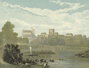 Carlisle Cathedral, South West View by English School