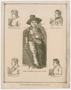 Carlo Fariere, the Italian Boy by English School