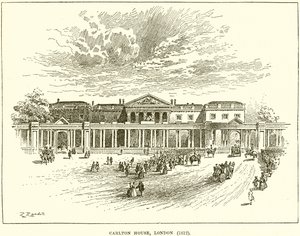 Carlton House, London by English School