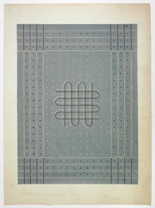 Carpet design by English School