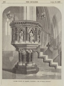 Carved Pulpit, St Mary