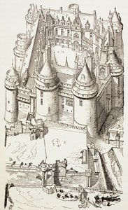 Castle of Pierrefonds, France, c.1880
