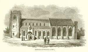 Cathedral of Dunkeld, in 1660 by English School