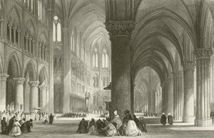 Cathedral of Notre Dame, Paris by English School
