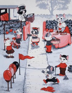 Cats at fete by English School