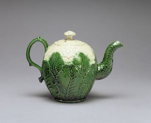 Cauliflower Teapot, from Burlem, Staffordshire, c.1759-66 by English School