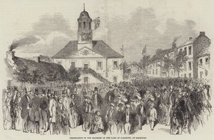 Celebration of the Majority of the Earl of Dalkeith, at Sanquhar by English School
