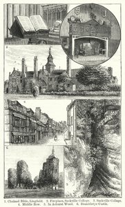 Chained Bible, Lingfield; Fireplace, Sackville College; Sackville College; Middle Row; In Ashurst Wood; Brambletye Castle