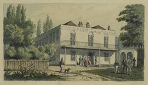 Chalk Farm, St Pancras, c.1850 by English School