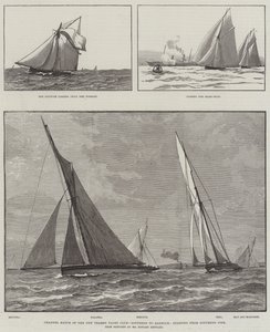 Channel Match of the New Thames Yacht Club, Southend to Harwich, starting from Southend Pier by English School