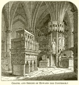 Chapel and Shrine of Edward the Confessor by English School