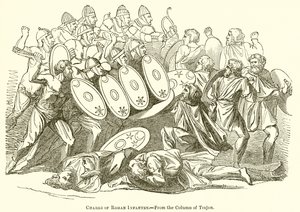 Charge of Roman Infantry by English School