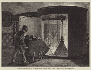 Charging a Modern Blast Furnace (Govan Iron Works)