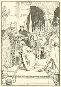 Charlemagne crowned at St Peters by English School