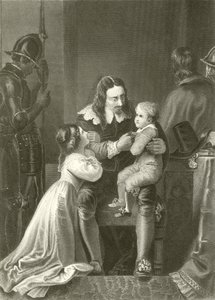Charles I Taking Leave of His Children by English School