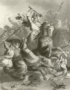 Charles Martel at Tours by English School