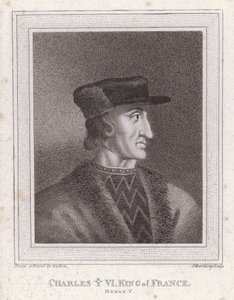 Charles VI, King of France by English School