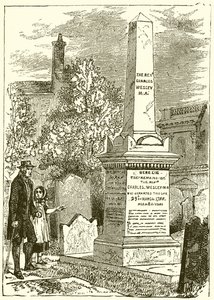 Charles Wesley, Tombstone