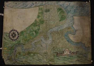 Chart of the course of the River Medway from Rochester to The Nore by English School