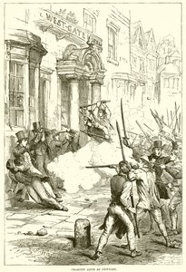 Chartist Riots at Newport by English School
