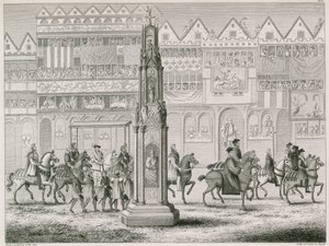 Cheapside Cross, as it appeared in the Year 1547
