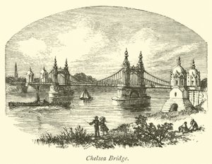 Chelsea Bridge by English School