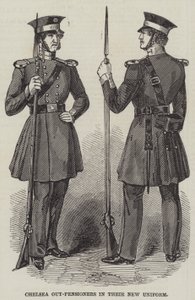 Chelsea Out-Pensioners in their New Uniform by English School