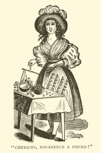 Cherry seller by English School