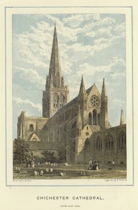 Chichester Cathedral, South East View by English School
