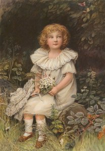 Child and Butterflies