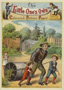 Children helping the gardener