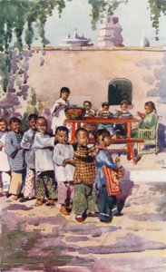 Children of China: Children at Food and at Play by English School
