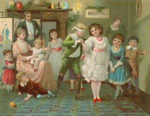 Children Playing Blind Man