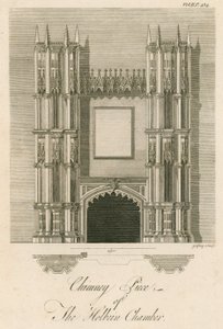 Chimney in the China Room, Strawberry Hill, Twickenham, London by English School