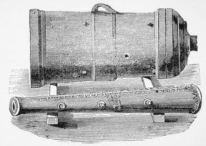 Chinese Monster Mortar, 1845 by English School