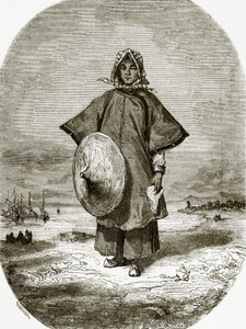 Chinese Boat Woman by English School