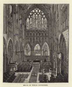 Choir of Wells Cathedral by English School