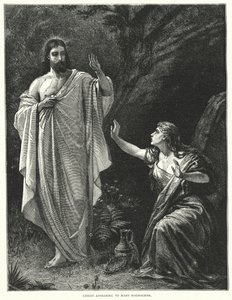 Christ appearing to Mary Magdalene by English School